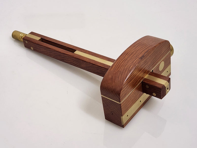 Rose She-Oak or Blackwood Screw Mortise Marking Gauge
