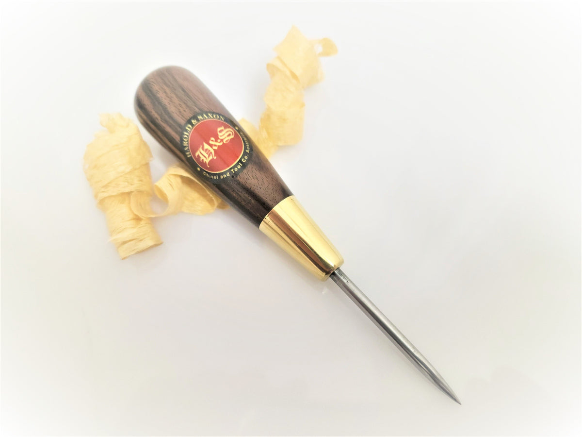 Pocket Awl - Harold & Saxon - Macassar Ebony