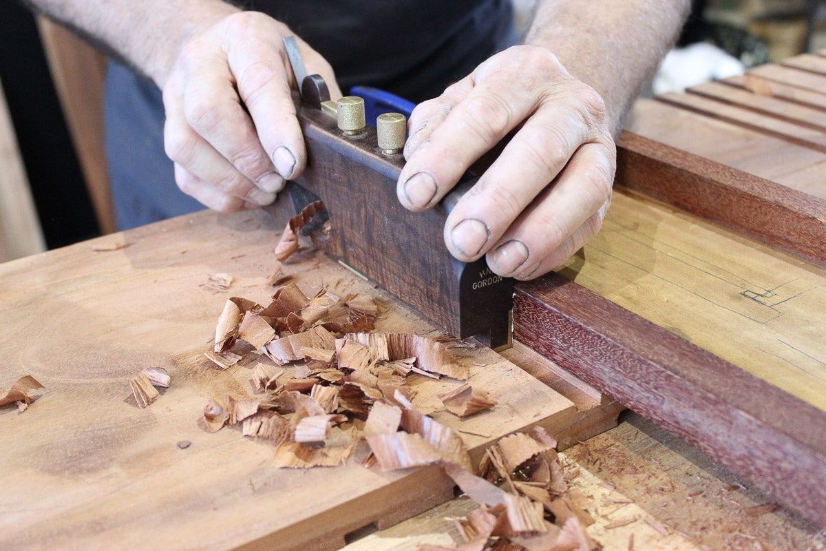 HNT Gordon 1/2" Dado Plane in action